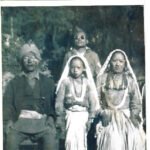 Late Sona Ram Rai and Family in Traditional Rai Attire, Yangang, 1944
